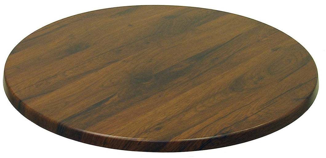 ATC Werzalit Wood-Look All-Weather Table Top, 42" D, Antique Oak