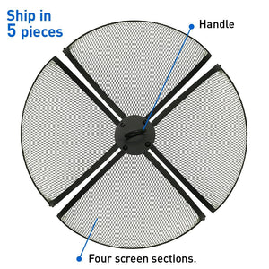 40 &quot; ROUND FIRE SCREENS &ndash; FIRE PIT COVERS &ndash; FIRE SCREEN PROTECTOR-40 Inch