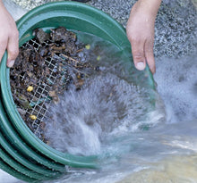 SE GP2-12 Patented Stackable 13-1/4" Sifting Pan, Mesh Size 1/2"