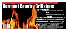 Sale! 3 Pack - Vermont Country Grillstone - Healthy Natural Stone Grilling