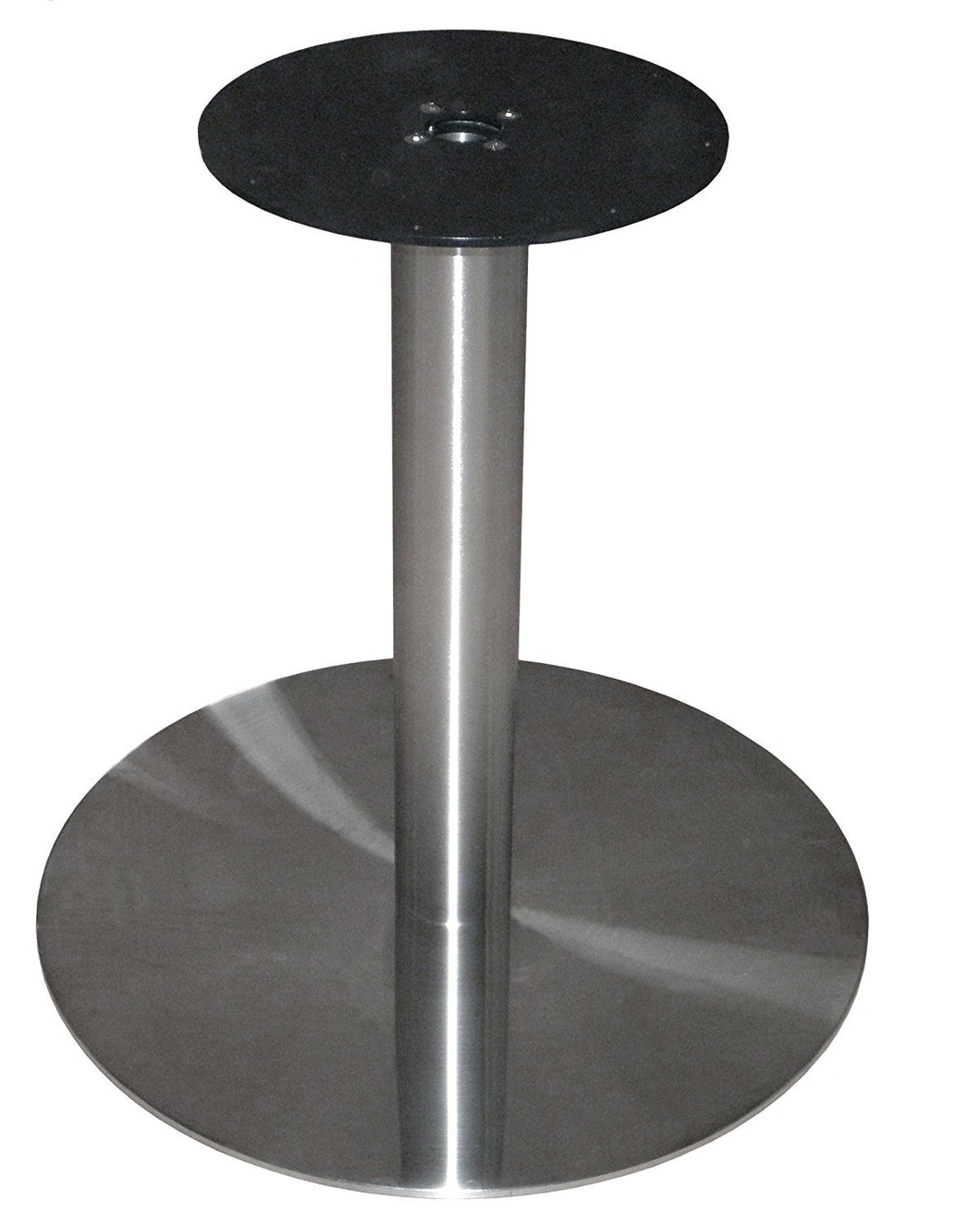 ATC Futura Round Powder-Coated Stainless Steel Low Profile Table Base, 28" Base D x 28-1/2" H