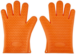 AmazonBasics Silicone BBQ Gloves, One Pair