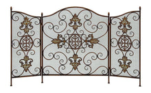METAL FIRE SCREEN WITH METAL WIRE MESH
