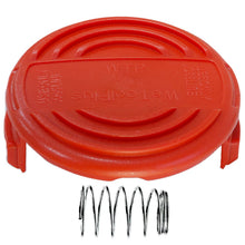 LBK Replacement 0.065" Trimmer Spool Line，Cap cover and Spring for BLACK+DECKER, compatible with AF-100 and RC-100