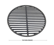 Dracarys Grill and Smoker Cast Iron Grids Round Cooking Grate Fit for A Medium Egg Grill and Smoker(Medium - 15")