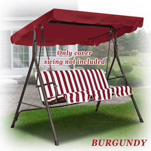 Strong Camel New Patio Outdoor 77"x43" Swing Canopy Replacement Porch Top Cover Seat Furniture (Burgundy)