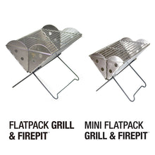 UCO Flatpack Portable Stainless Steel Grill and Fire Pit