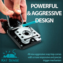 Large Rat Trap _ Mice Traps_ Best Humane Instant Kill Rodent Snap Traps That Work, [Reusable_Effective and Sanitary] Safe for Families and Pets