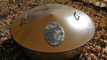 37&quot; Round Steel Metal Fire Pit Campfire Ring Cover Snuffer Lid