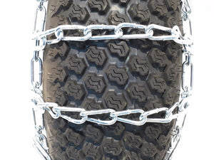 2 Link TIRE CHAINS and TENSIONERS 13x5x6 for Garden Tractors / Riders / Snowblower by The ROP Shop