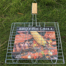 BBQ WINJ Grilling Basket&#xFF0C;trying basket Stainless Steel Triple BBQ Basket Fish Basket BBQ Net&#xFF0C;Suitable for Outdoor and Indoor Barbecue,(20.5&rdquo;X11&quot;X0.63&quot;) Sliver