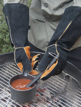Steven Raichlen Best of Barbecue Extra Long Suede Grill Gloves (Pair) - SR8038
