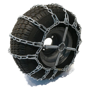 2 Link TIRE CHAINS and TENSIONERS 16x6.5x8 for Sears Craftsman Lawn Mower Tractor by The ROP Shop