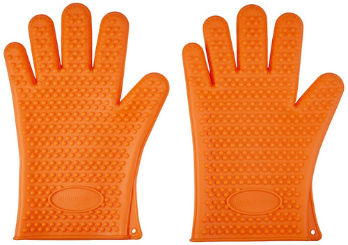 AmazonBasics Silicone BBQ Gloves, One Pair