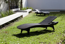 Keter Pacific 2-Pack All-weather Adjustable Outdoor Patio Chaise Lounge Furniture, Graphite
