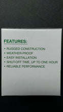 Gasav-R WA-3 Automatic Gas Shut-Off and Timer Valve with 1/2" IPS