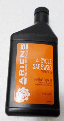 Ariens 00091000 4 Cycle SAE 5W30 Sno Thro Oil 16oz