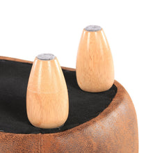 Upholstered Ride-on Ottoman Footrest Stool with Vivid Adorable Animal-Like Features, without Storage (Brown Buffalo)