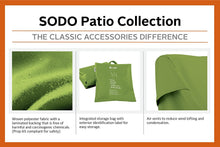 Classic Accessories Sodo Patio/Outdoor Lounge Chair Cover - Tough and Weather Resistant Patio Set Cover, Herb (55-363-011901-EC)