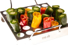 Jalapeno Grill Rack for your Barbecue or Oven (Works Well with other Peppers and Chicken Legs / Wings) - By BBQ - Aid