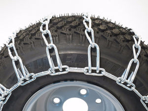 2 Link TIRE CHAINS 20x10.00x8 20x10.00-8 20x10x8 for Tractor Rider Snowblower by The ROP Shop