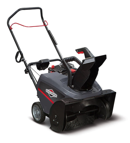 Briggs and Stratton 1696509 Single Stage Snow Thrower with 750 Snow Series 163cc Engine and Electric Start, 22-Inch