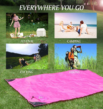 SupplyDistrict - Extra Large (83 x 55 inches) Pocket Blanket for Outdoor, Camping, Picnic, Beach, Hiking