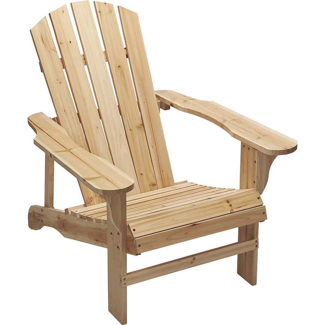 Cedar Unpainted Adirondack Chair