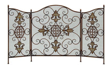 METAL FIRE SCREEN WITH METAL WIRE MESH