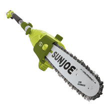 Sun Joe SWJ803E-RM 10" 8-Amp Multi-Angle Telescopic Electric Pole Chain Saw, Green (Certified Refurbished)