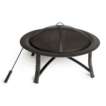 Outdoor Escapes Steel Fire Pit, 35-Inch