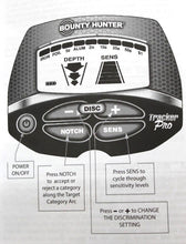 BOUNTY HUNTER TRACKER PRO ADJUSTABLE METAL DETECTOR w/ LCD TARGET ID