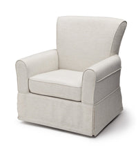 Delta Furniture Upholstered Glider Swivel Rocker Chair, Sand