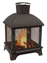 Landmann USA 25722 Redford Outdoor Fireplace, Black