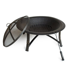 Outdoor Escapes Steel Fire Pit, 35-Inch