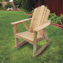 Stonegate Designs Wooden Adirondack Rocking Chair &mdash; Unfinished