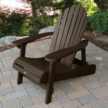 Highwood Hamilton Folding and Reclining Adirondack Chair, Adult Size, Weathered Acorn