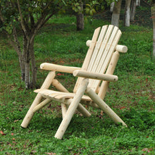 Outsunny Fir Wood Adirondack Outdoor Patio Lounge Chair