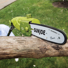 Sun Joe SWJ803E-RM 10" 8-Amp Multi-Angle Telescopic Electric Pole Chain Saw, Green (Certified Refurbished)