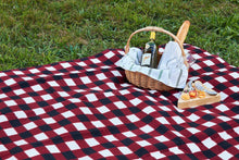 Clara Clark 58" x 78" Camping Beach Picnic Outdoor Blanket, X-Large, Red Plaid