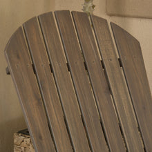 Denise Austin Home Milan Grey Outdoor Folding Wood Adirondack Chair (Set of 2)