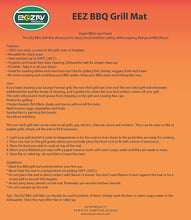 BBQ GRILL MAT - Make Grilling Easy! (EEZ BBQ GRILL MAT)