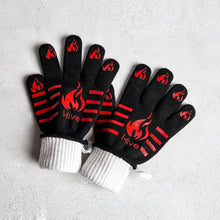 I-Live 932&deg;F Extreme Heat Resistant Gloves Set of 2 - Kitchen/Outdoor Hand Protection Gloves with Five Fingers - Use As Oven Glove, Pot Holders, BBQ Grilling Gloves for Grilling,Cooking,Backing