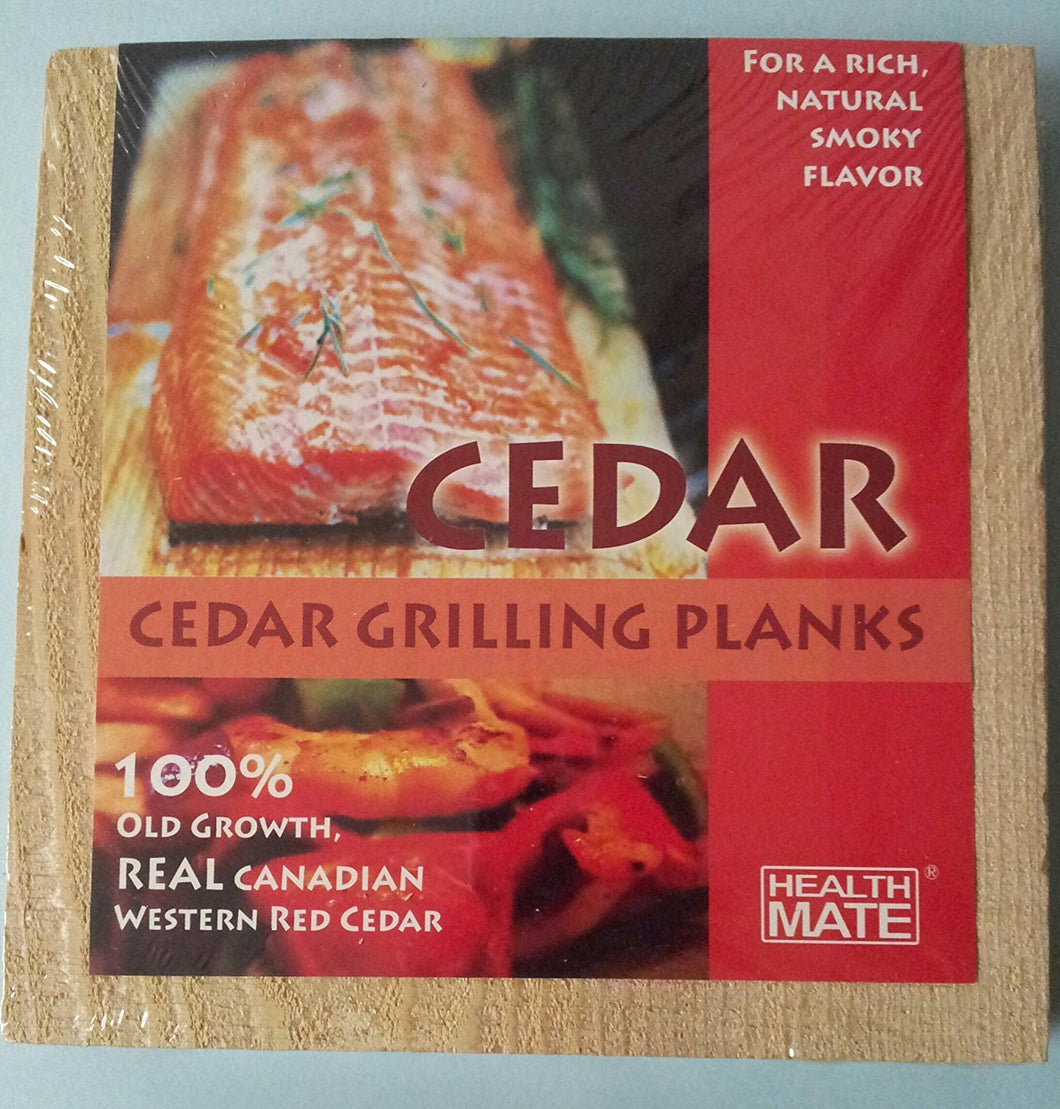 Cedar Grilling Planks - 5 3/4" X 5 3/4" - Pack of 2