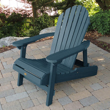 Highwood Hamilton Folding and Reclining Adirondack Chair, Adult Size, Nantucket Blue