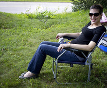 GCI Outdoor 3-Position Reclining Low-Height Folding Lawn Chair