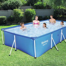 Bestway Steel Pro 157 x 83 x 32&quot; Rectangular Frame Above Ground Swimming Pool