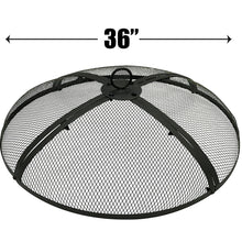 36 Inch ROUND FIRE SCREENS &ndash; FIRE PIT COVERS &ndash; FIRE SCREEN PROTECTOR