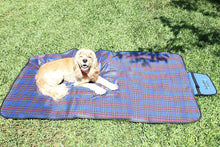 Beach Blanket for Picnic Basket Sets At a Festival Blue